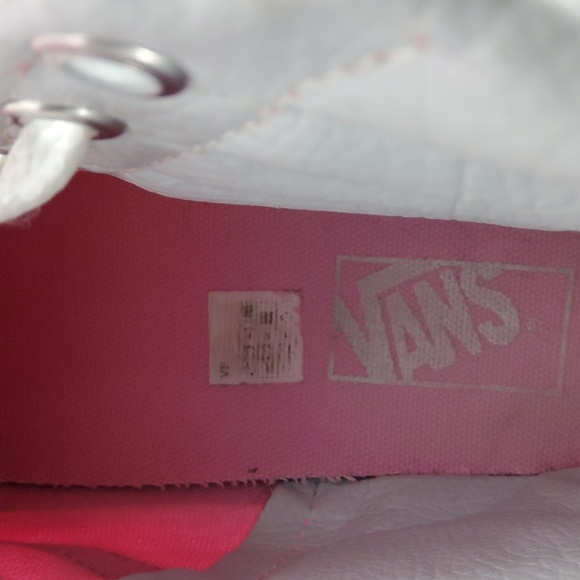 Vans Pink High-Top Sneakers Size 8.5 - Picture 5 of 8